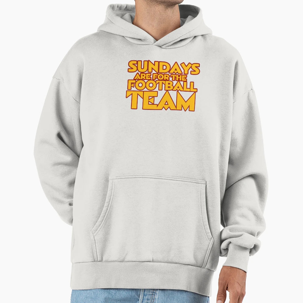 Sundays Are Football Team Hoodie - Aesthetic Graphic Men Women - T-Shirt, Sweatshirt, Hoodie
