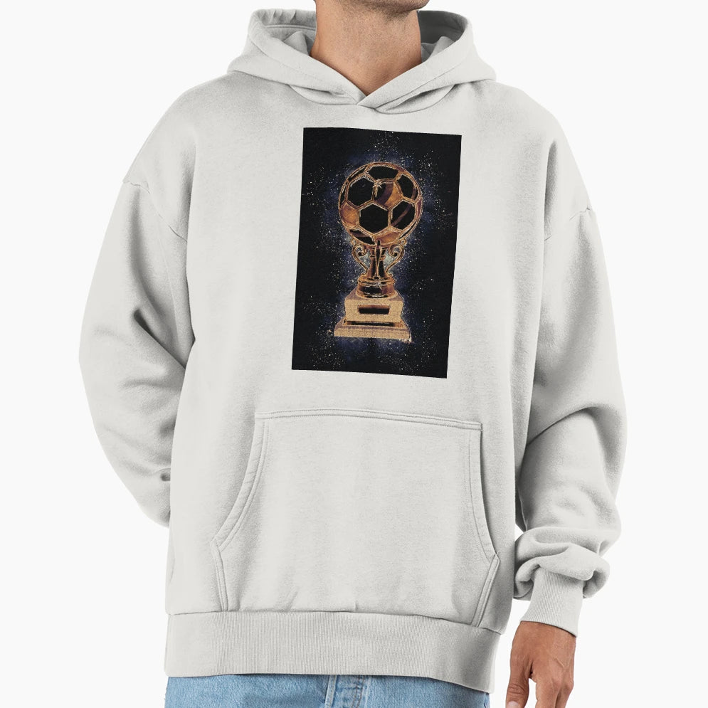 Abstract Football Trophy Artwork All Hoodie - Fun Novelty Design Men Women - T-Shirt, Sweatshirt, Hoodie