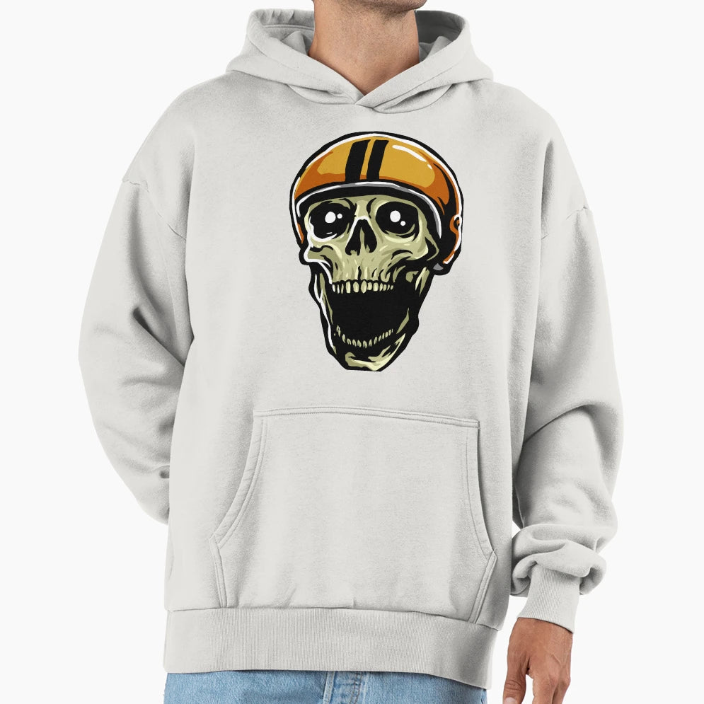 Laughing Skull Helmet Funny Skull Skull T-Shirt - Streetwear Style Unisex - T-Shirt, Sweatshirt, Hoodie