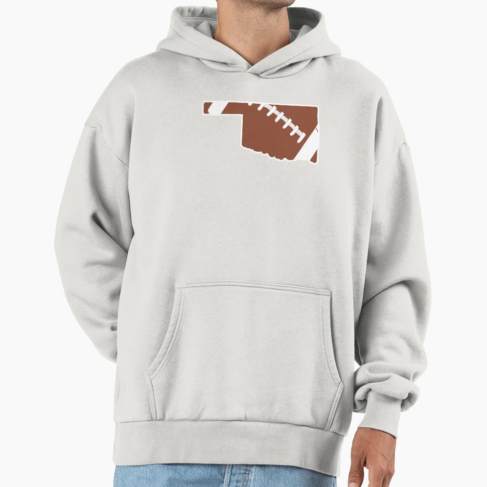 Football Oklahoma Fun Football Lover Hoodie - Aesthetic Graphic for Adults - T-Shirt, Sweatshirt, Hoodie