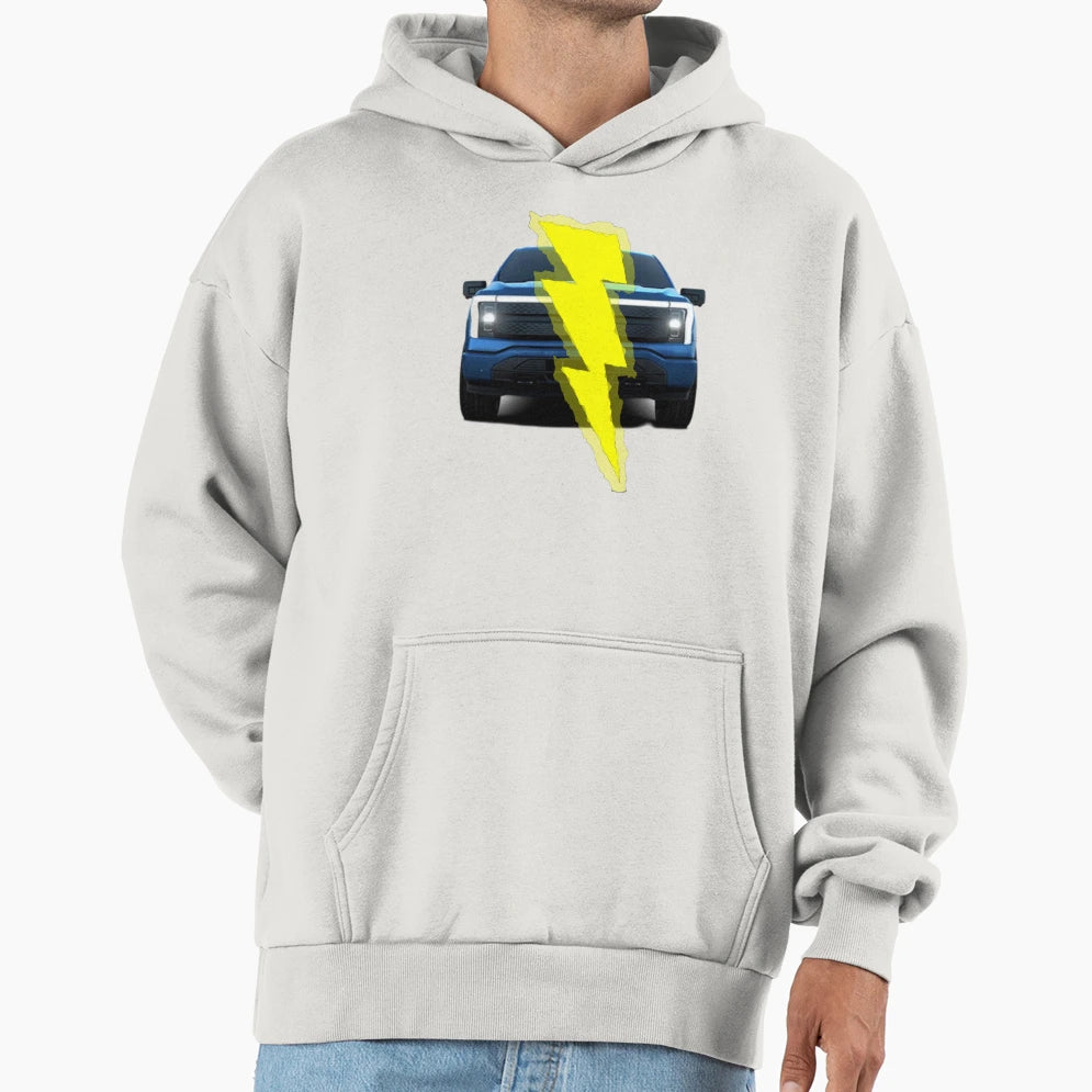 Ford F 150 Lightning Hoodie - Fun Novelty Design for Adults - T-Shirt, Sweatshirt, Hoodie