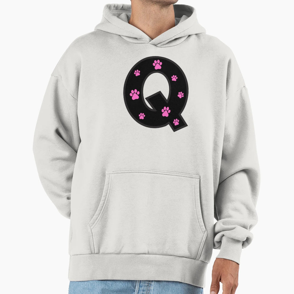 Paw Alphabet Hoodie - Unique Graphic Unisex - T-Shirt, Sweatshirt, Hoodie