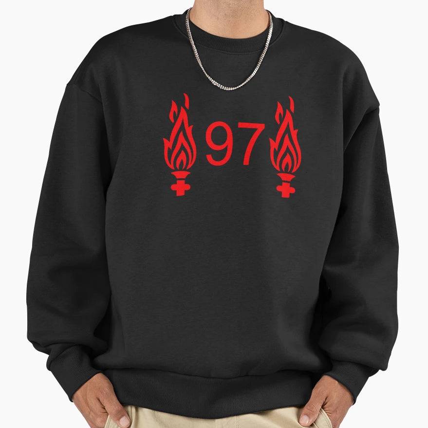 Liverpool 97 Hillsborough Red Sweatshirt - Minimalist Print Men Women - T-Shirt, Sweatshirt, Hoodie