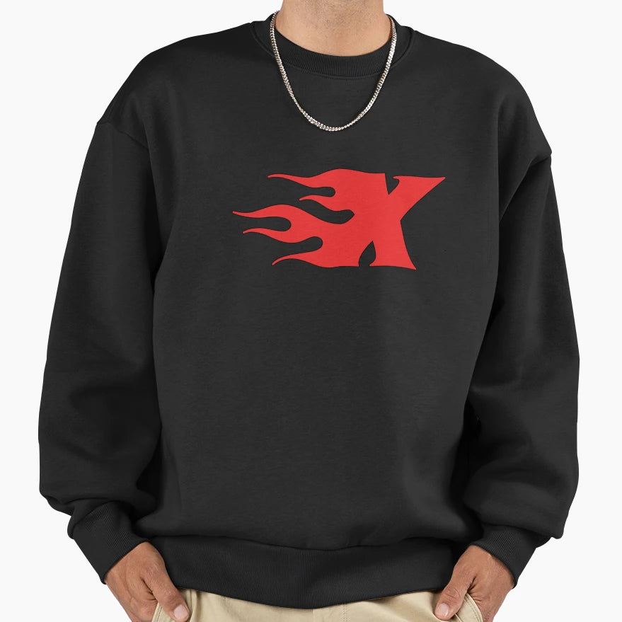 Initial Monogram X Sweatshirt - Fun Novelty Design Unisex - T-Shirt, Sweatshirt, Hoodie