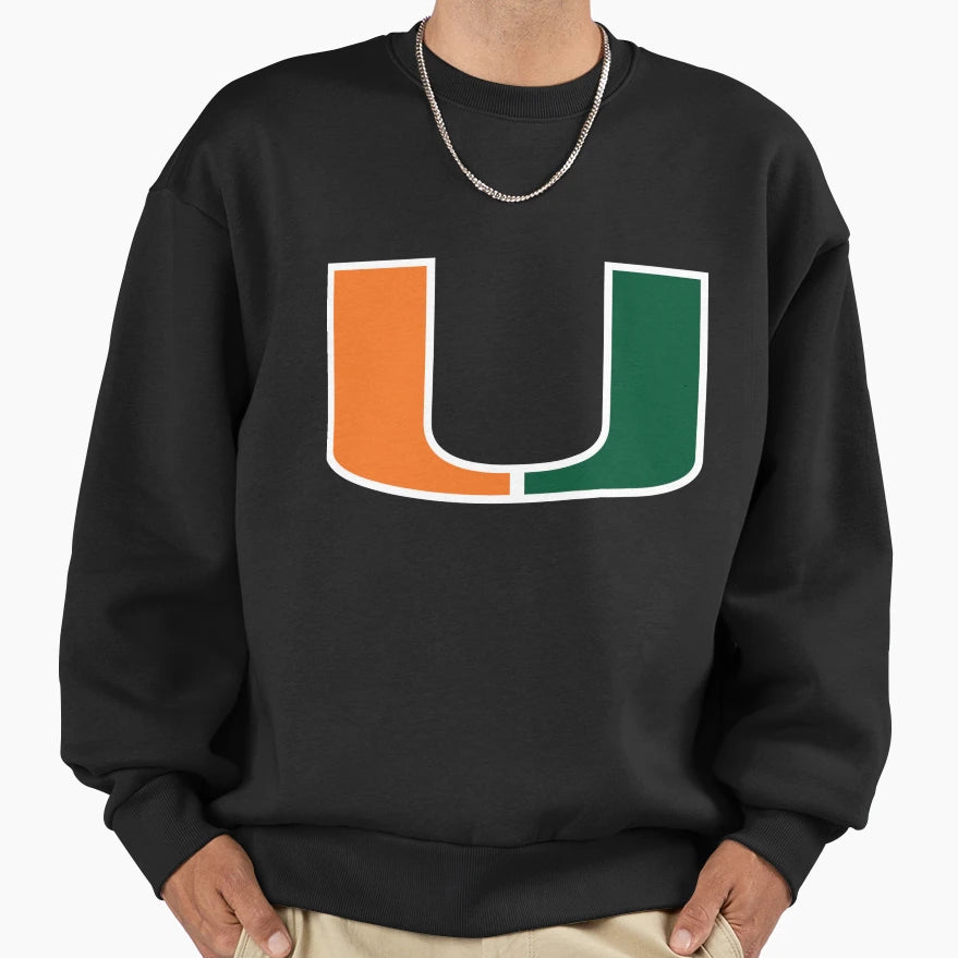 U Miami Sweatshirt - Unique Graphic for Adults - T-Shirt, Sweatshirt, Hoodie