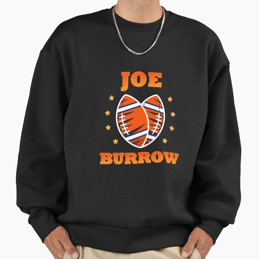 JB American Football Sports Love Sweatshirt - Graphic Print for Adults - T-Shirt, Sweatshirt, Hoodie