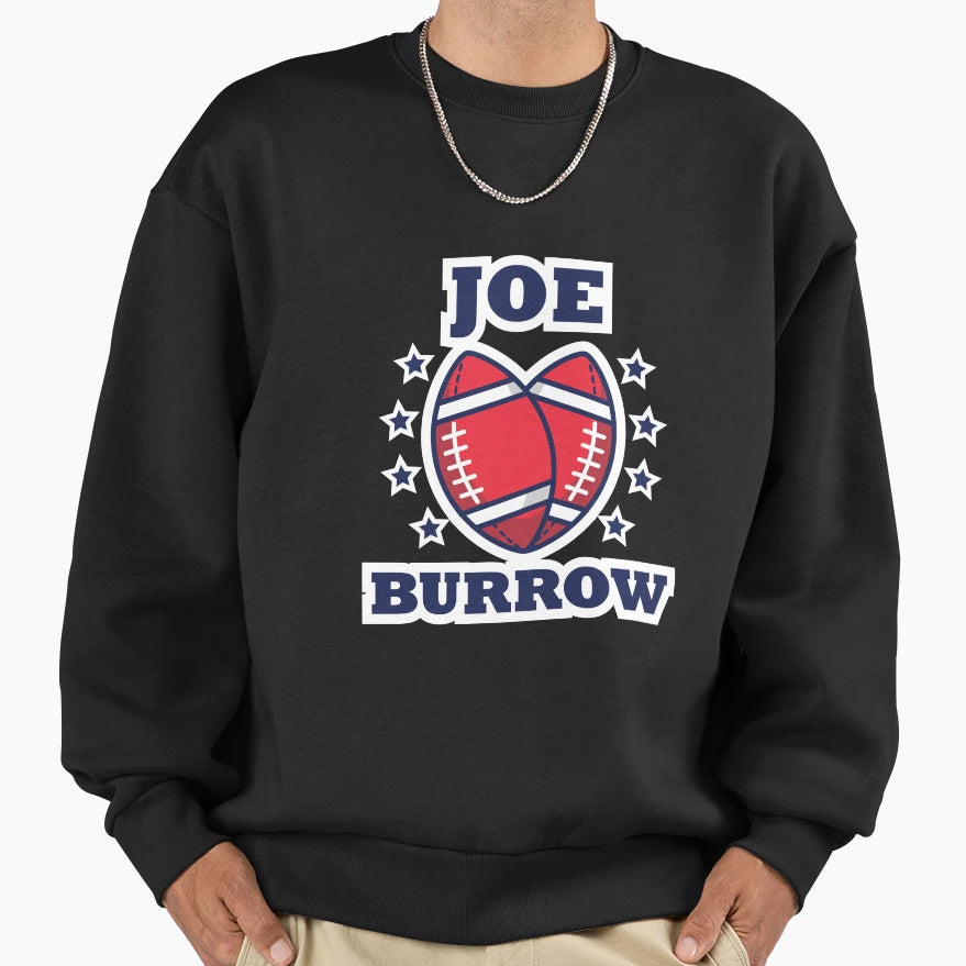 JB American Football Sports Love Sweatshirt - Trendy Graphic Men Women - T-Shirt, Sweatshirt, Hoodie