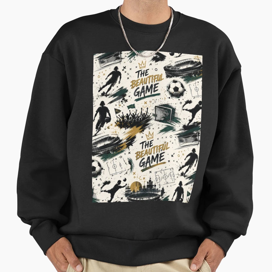 Fan Gift Football Lover Sports Sweatshirt - Minimalist Print for Adults - T-Shirt, Sweatshirt, Hoodie