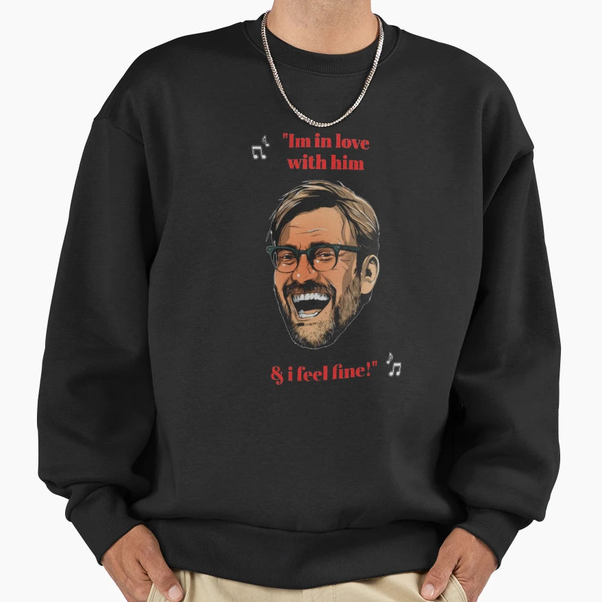 Jurgen Klopp Song Sweatshirt - Fun Novelty Design for Adults - T-Shirt, Sweatshirt, Hoodie