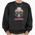 Arizona Football Helmet Sugar Sweatshirt - Custom Art Print Men Women - T-Shirt, Sweatshirt, Hoodie