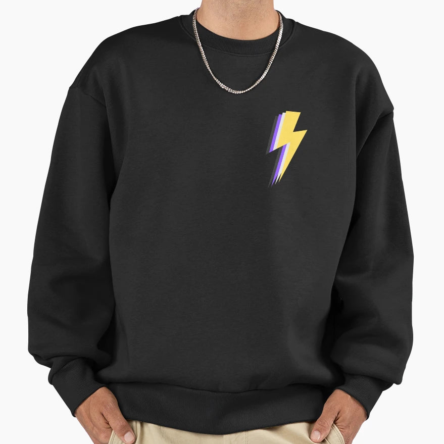 Subtle Nonbinary Pride Flag Sweatshirt - Custom Art Print for Adults - T-Shirt, Sweatshirt, Hoodie