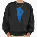 Blue Ranger Lightning Symbol Sweatshirt - Casual Everyday Wear Men Women - T-Shirt, Sweatshirt, Hoodie