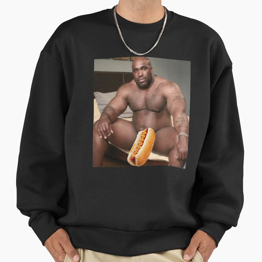 Big Dick Black Guy Meme Barry Wood Sweatshirt - Novelty Apparel Unisex - T-Shirt, Sweatshirt, Hoodie