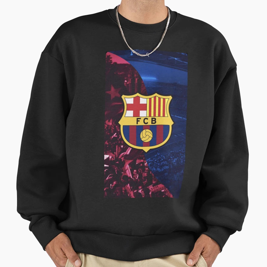Barcelona Sweatshirt - Aesthetic Graphic Men Women - T-Shirt, Sweatshirt, Hoodie
