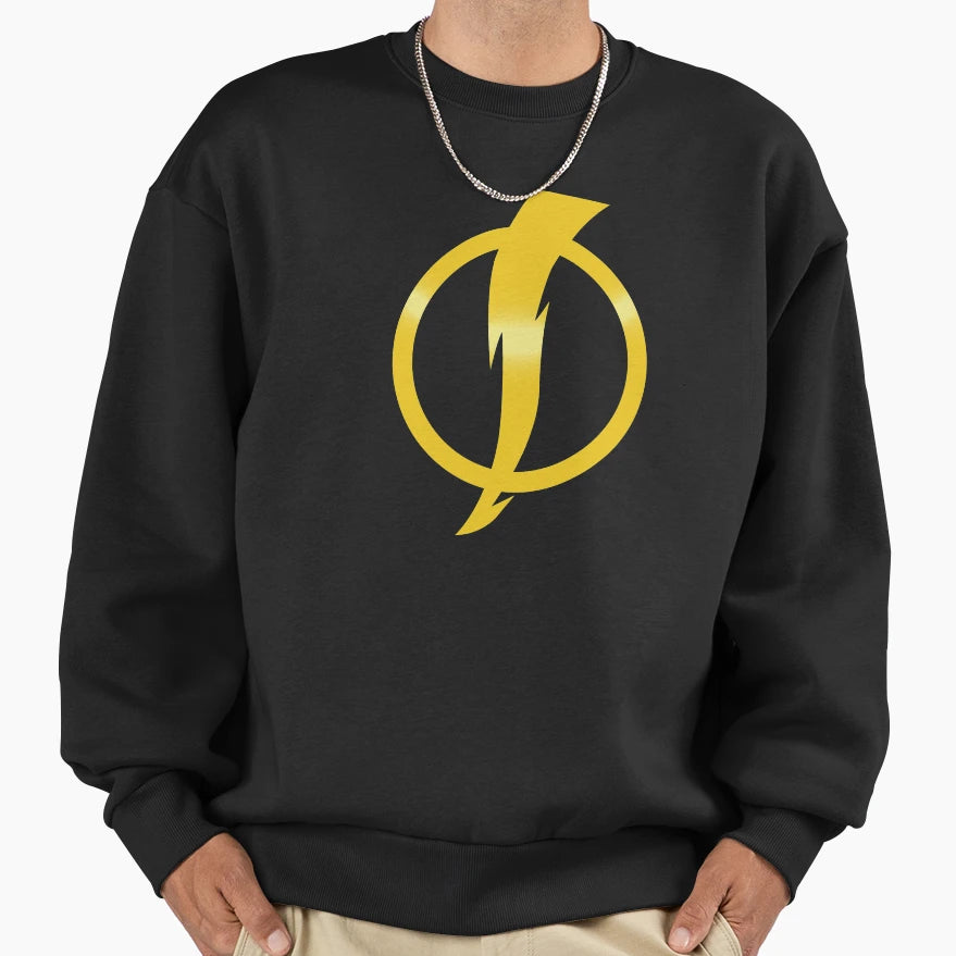 Static Shock Logo Sweatshirt - Trendy Graphic for Adults - T-Shirt, Sweatshirt, Hoodie