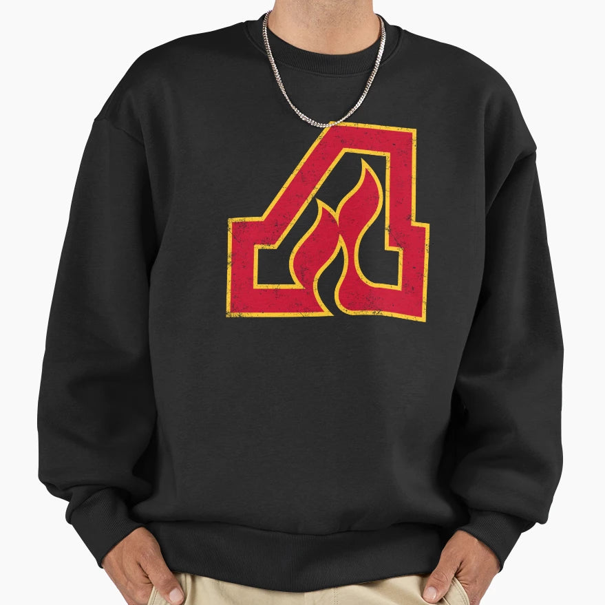 Atlanta Flames Sweatshirt - Aesthetic Graphic Men Women - T-Shirt, Sweatshirt, Hoodie