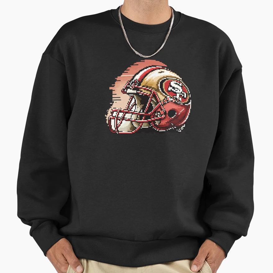 49Ers 8 Bit Sweatshirt - Novelty Apparel for Adults - T-Shirt, Sweatshirt, Hoodie