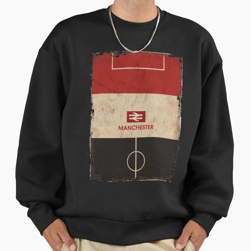Manchester United Football Casuals Sweatshirt - Streetwear Style Unisex - T-Shirt, Sweatshirt, Hoodie