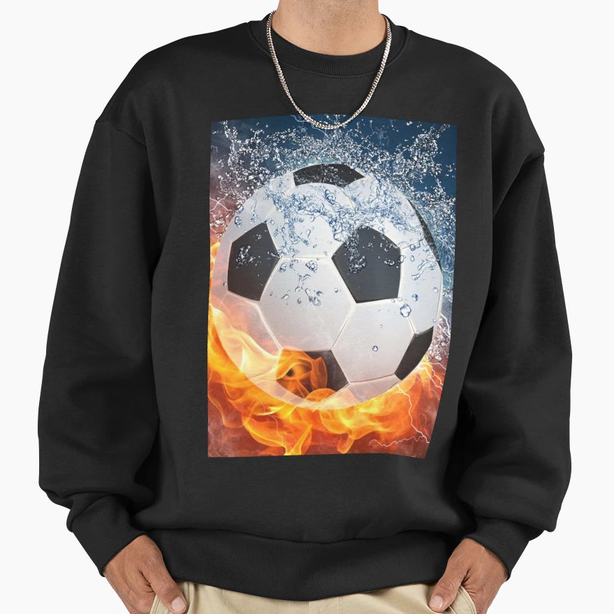 Soccer Wallpaper Sweatshirt - Fun Novelty Design Unisex - T-Shirt, Sweatshirt, Hoodie