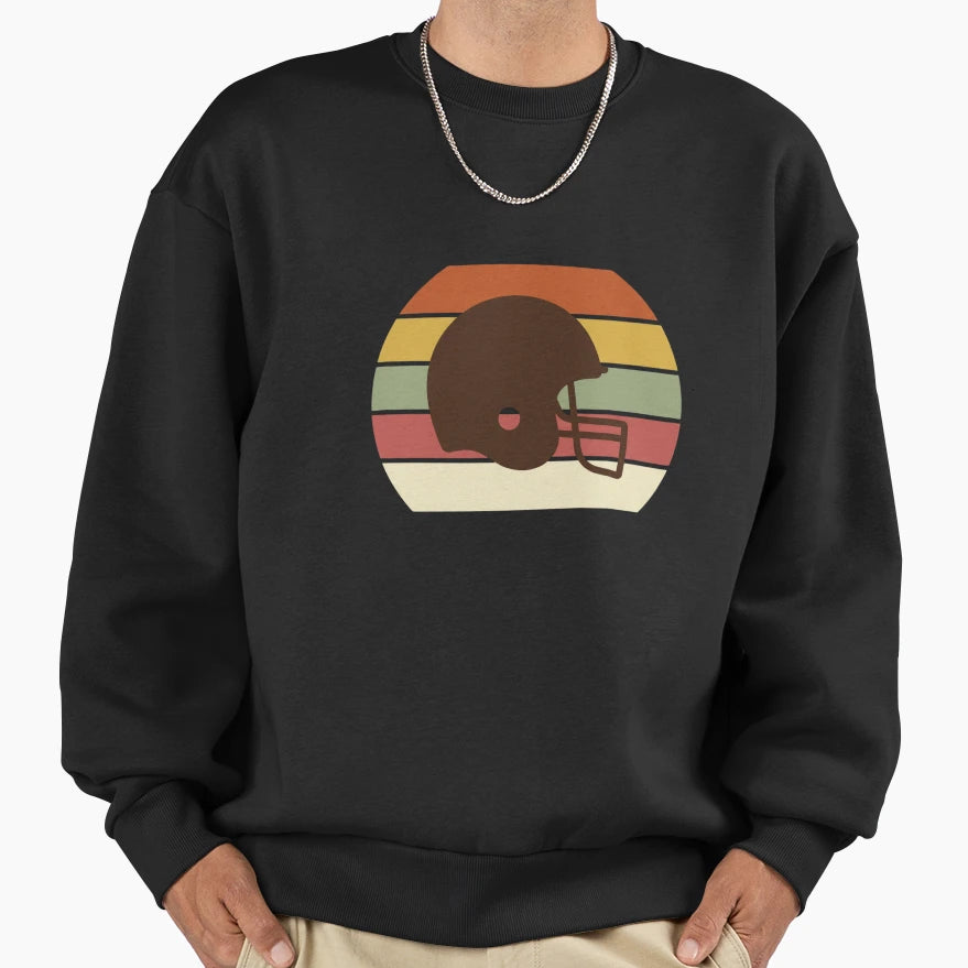Football Helmet American Football Sweatshirt - Minimalist Print for Adults - T-Shirt, Sweatshirt, Hoodie