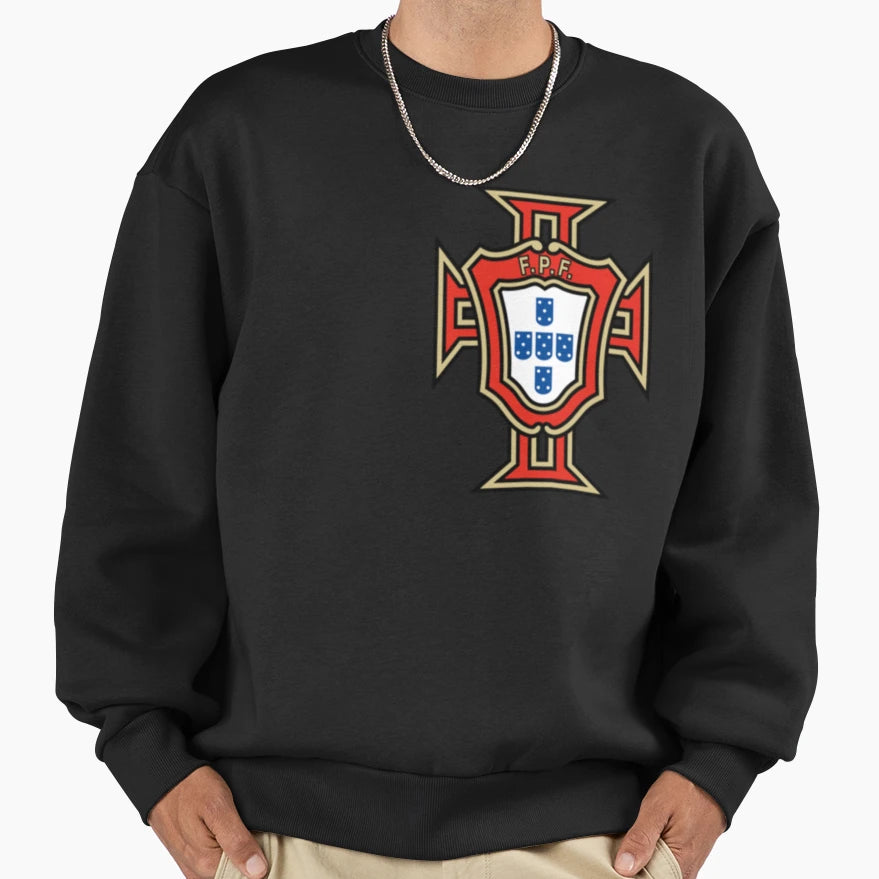 Portugal Soccer Logo Sweatshirt - Streetwear Style for Adults - T-Shirt, Sweatshirt, Hoodie