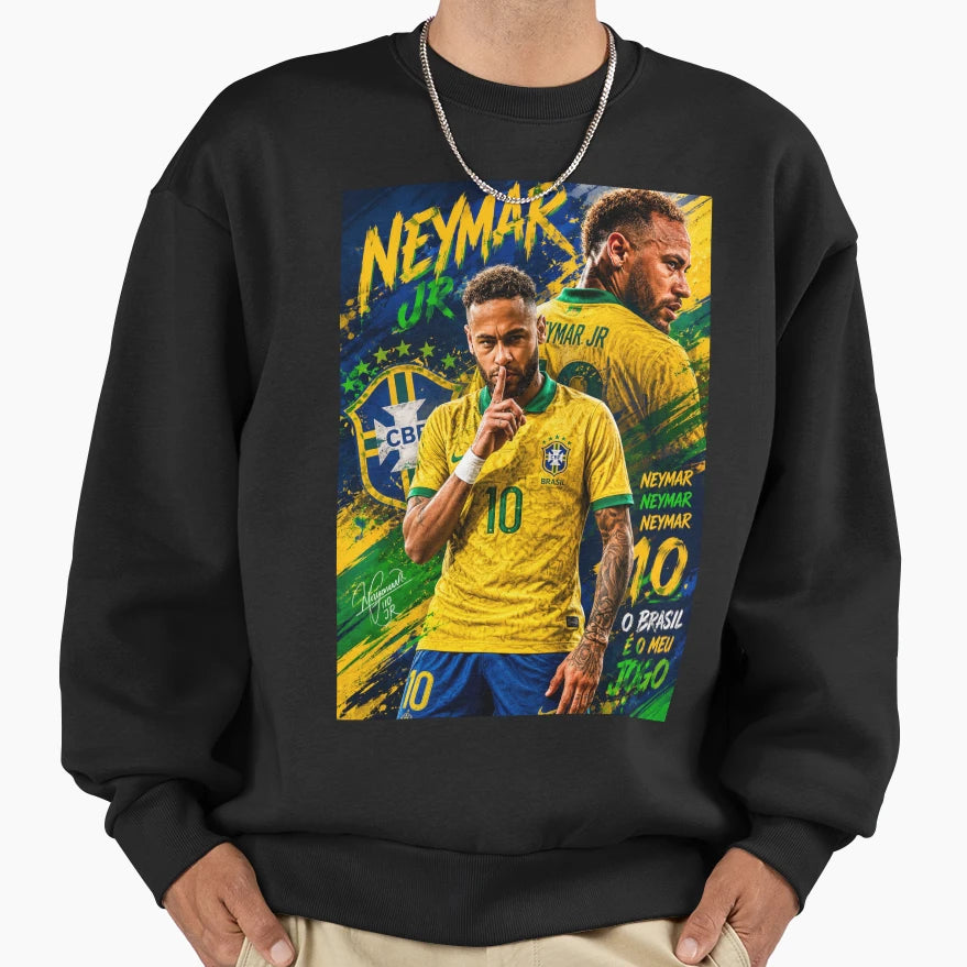 Neymar Sweatshirt - Trendy Graphic Men Women - T-Shirt, Sweatshirt, Hoodie