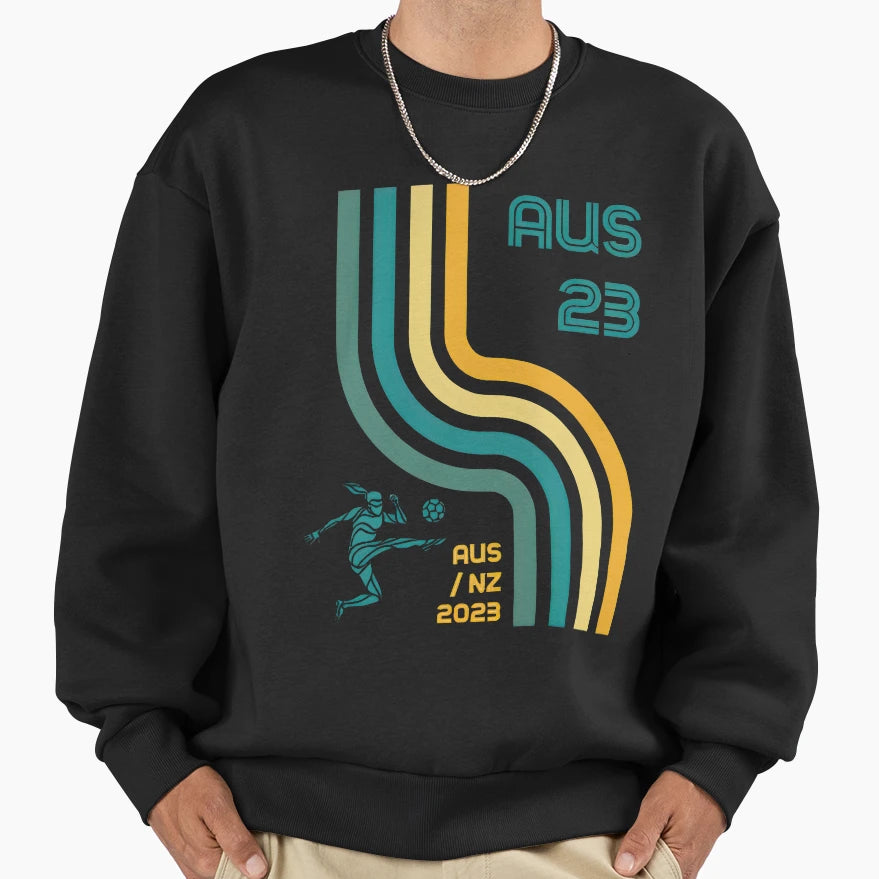 Australia Womens World Cup Art Sweatshirt - Unique Graphic Unisex - T-Shirt, Sweatshirt, Hoodie
