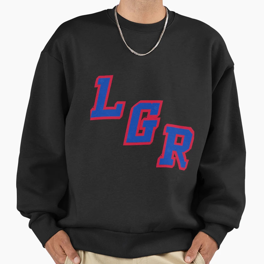 Lgr White Sweatshirt - Fun Novelty Design Men Women - T-Shirt, Sweatshirt, Hoodie