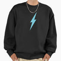 Light Blue Lightning Bolt Sweatshirt - Minimalist Print Unisex - T-Shirt, Sweatshirt, Hoodie