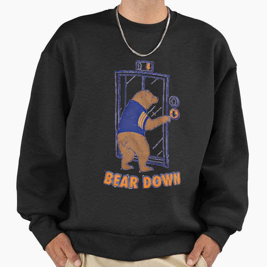 Bear Down Chicago Bears Sweatshirt - Unique Graphic for Adults - T-Shirt, Sweatshirt, Hoodie