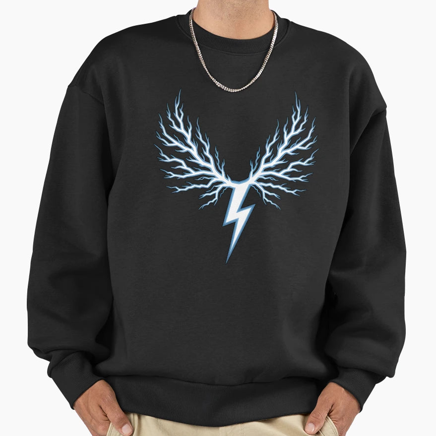 Lightning Lightning Thunderstorm Sweatshirt - Fun Novelty Design Men Women - T-Shirt, Sweatshirt, Hoodie