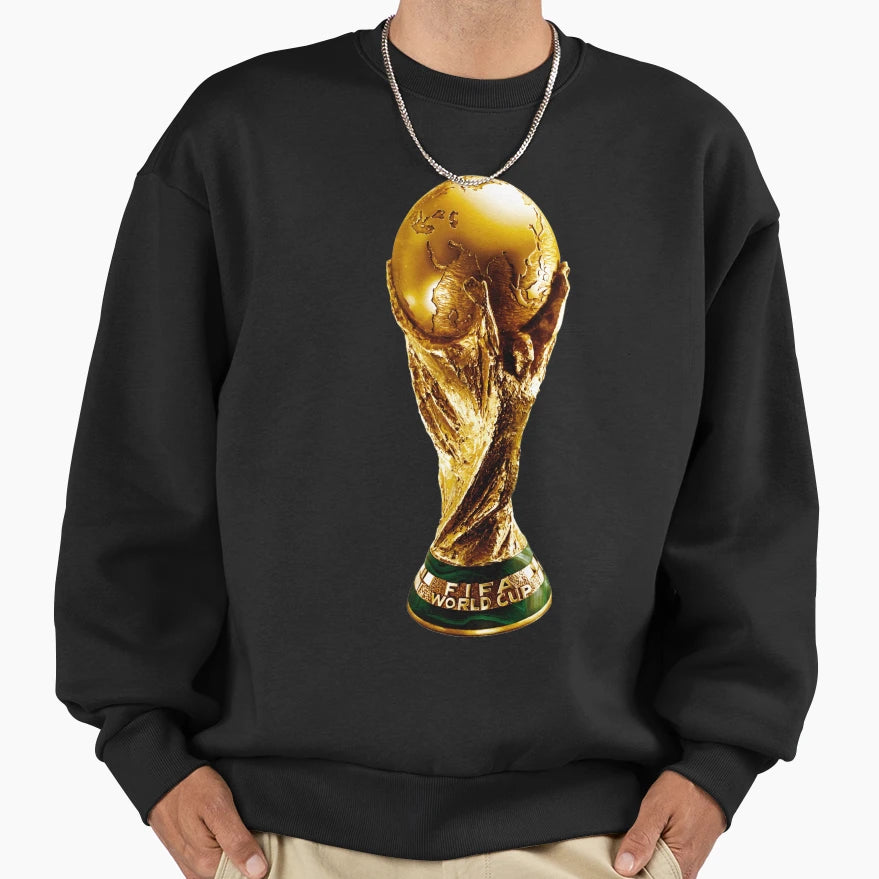 Soccer Trophy Sweatshirt - Minimalist Print Men Women - T-Shirt, Sweatshirt, Hoodie