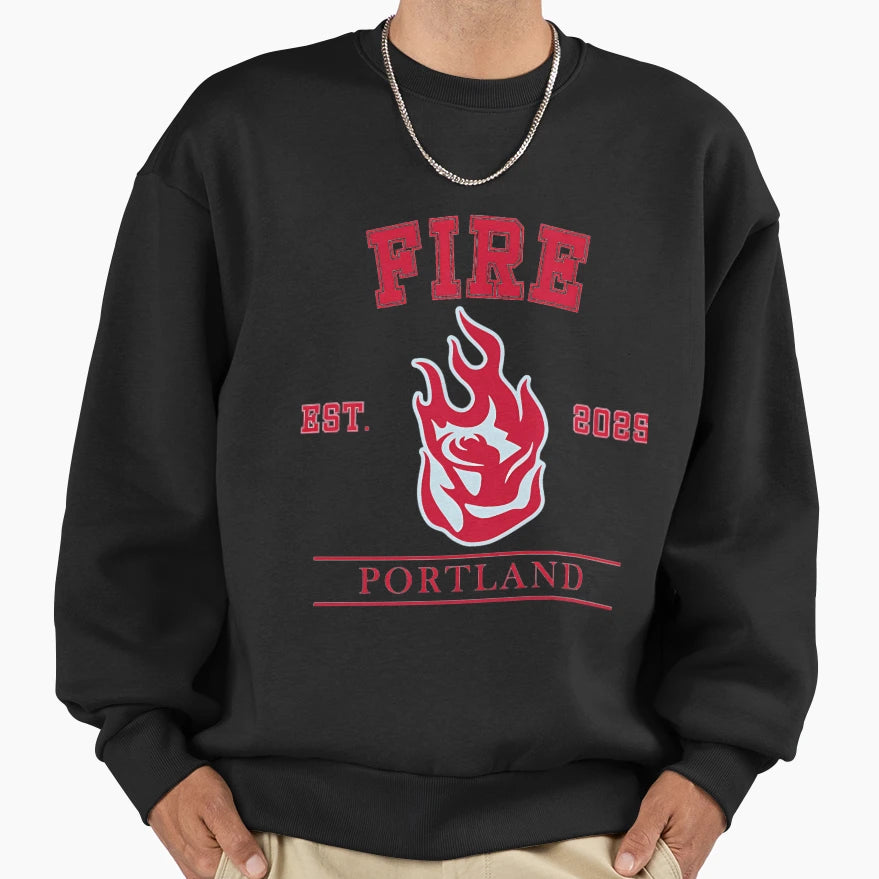 Portland Fire Wnba Logo Sweatshirt - Graphic Print Men Women - T-Shirt, Sweatshirt, Hoodie