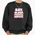 Eat Sleep Produce Repeat Music Sweatshirt - Aesthetic Graphic for Adults - T-Shirt, Sweatshirt, Hoodie