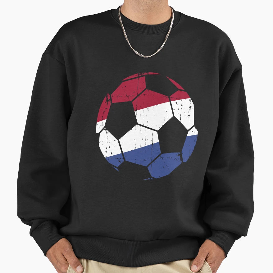Netherlands Football Soccer Team Fans Sweatshirt - Unique Graphic Unisex - T-Shirt, Sweatshirt, Hoodie