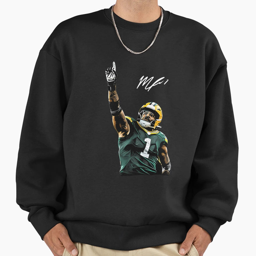 MP One Up Signature Sweatshirt - Fun Novelty Design Men Women - T-Shirt, Sweatshirt, Hoodie
