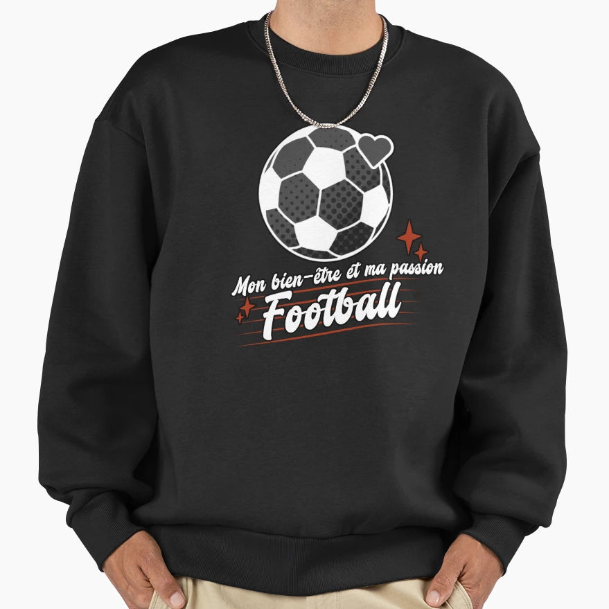 Football My Well Being And My Sweatshirt - Novelty Apparel for Adults - T-Shirt, Sweatshirt, Hoodie