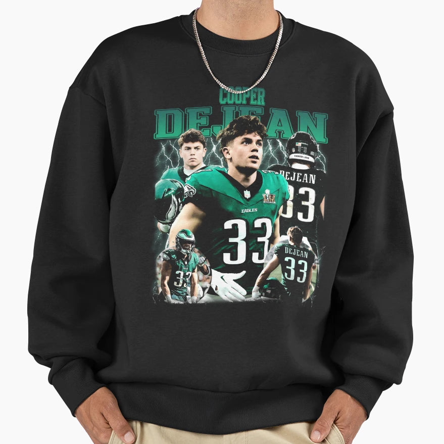 Football Cooper Dejean Bootleg Fan Sweatshirt - Novelty Apparel Unisex - T-Shirt, Sweatshirt, Hoodie