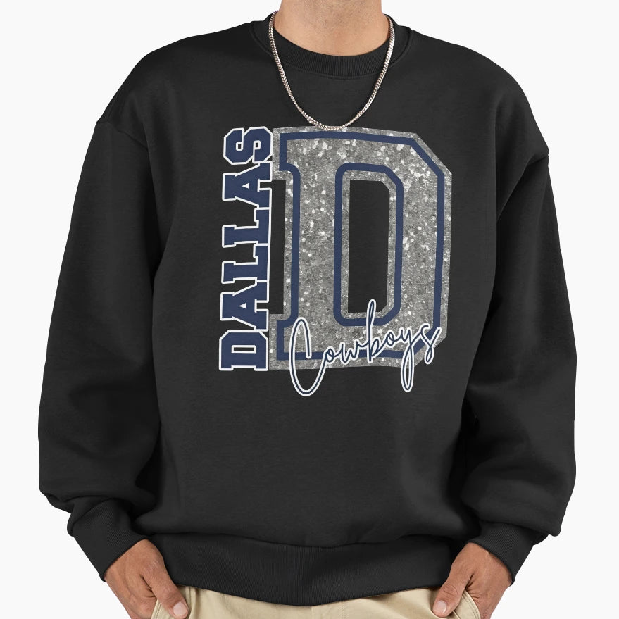 Dallas Cowboys Football Sweatshirt - Trendy Graphic for Adults - T-Shirt, Sweatshirt, Hoodie