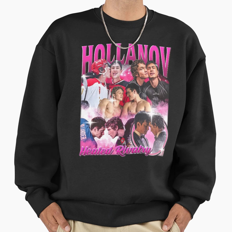 Hollanov Hockey Romance Sweatshirt - Novelty Apparel Men Women - T-Shirt, Sweatshirt, Hoodie
