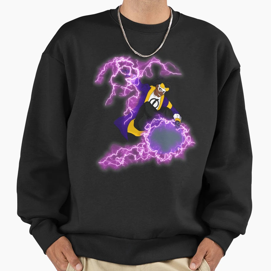 Static Shock Sweatshirt - Trendy Graphic for Adults - T-Shirt, Sweatshirt, Hoodie