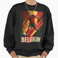 Belgium Soccer Sweatshirt - Minimalist Print Men Women - T-Shirt, Sweatshirt, Hoodie