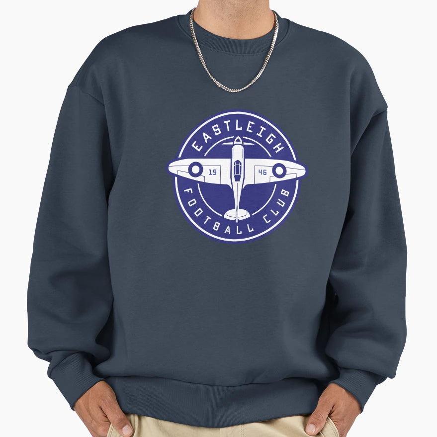 Eastleigh Fc Crest Aviation Sweatshirt - Trendy Graphic for Adults - T-Shirt, Sweatshirt, Hoodie