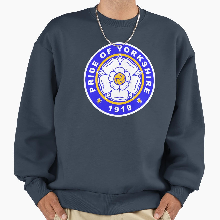 Leeds 1919 Crest Unofficial Fanmade Sweatshirt - Minimalist Print Unisex - T-Shirt, Sweatshirt, Hoodie