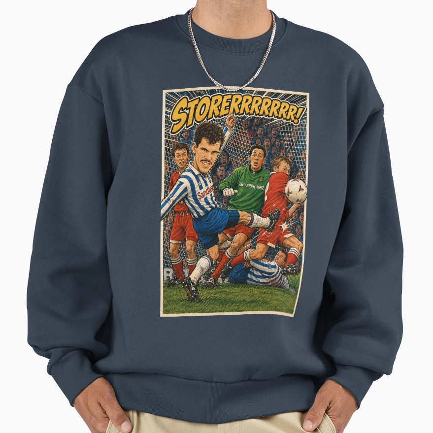 Storerrrrrrrr Last Goal Goldstone Sweatshirt - Novelty Apparel Men Women - T-Shirt, Sweatshirt, Hoodie
