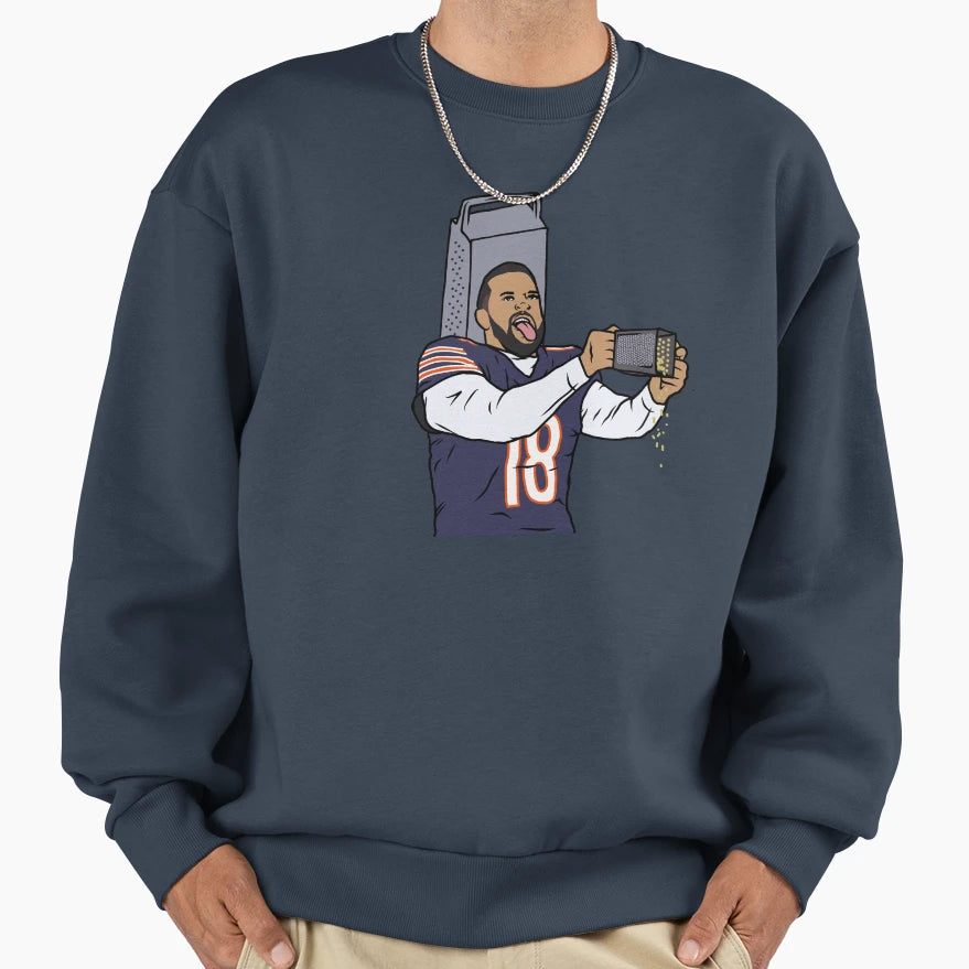 CW Cheese Grater Celebration Sweatshirt - Fun Novelty Design Men Women - T-Shirt, Sweatshirt, Hoodie