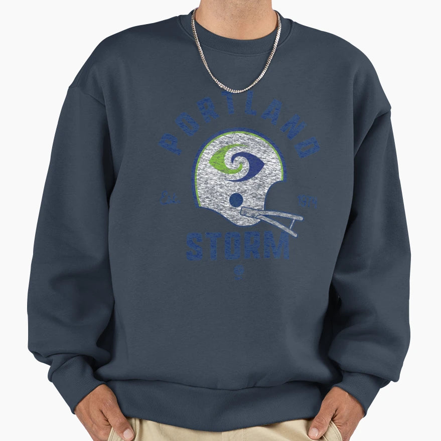 Defunct Series Portland Storm Sweatshirt - Trendy Graphic for Adults - T-Shirt, Sweatshirt, Hoodie