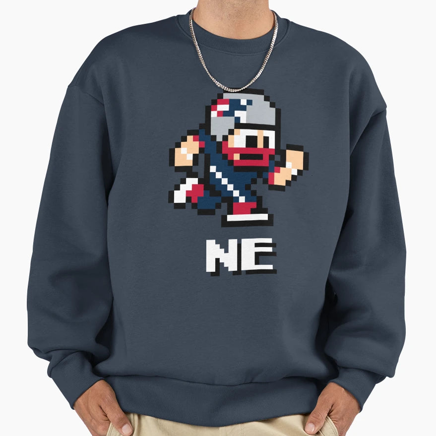 New England Patriots Tecmo Super Bowl Sweatshirt - Streetwear Style Unisex - T-Shirt, Sweatshirt, Hoodie