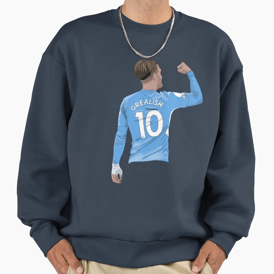 Jack Grealish City 10 Sweatshirt - Graphic Print Men Women - T-Shirt, Sweatshirt, Hoodie