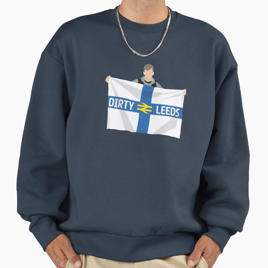 Dirty Leeds Sweatshirt - Fun Novelty Design for Adults - T-Shirt, Sweatshirt, Hoodie